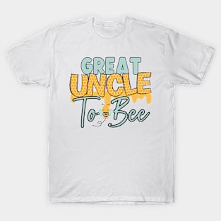 GREAT UNCLE TO BEE-Buzzing with Love: Newborn Bee Pun Gift T-Shirt